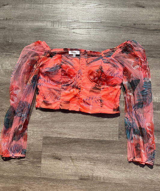CORAL FUSION ELBOW SLEEVE TOP